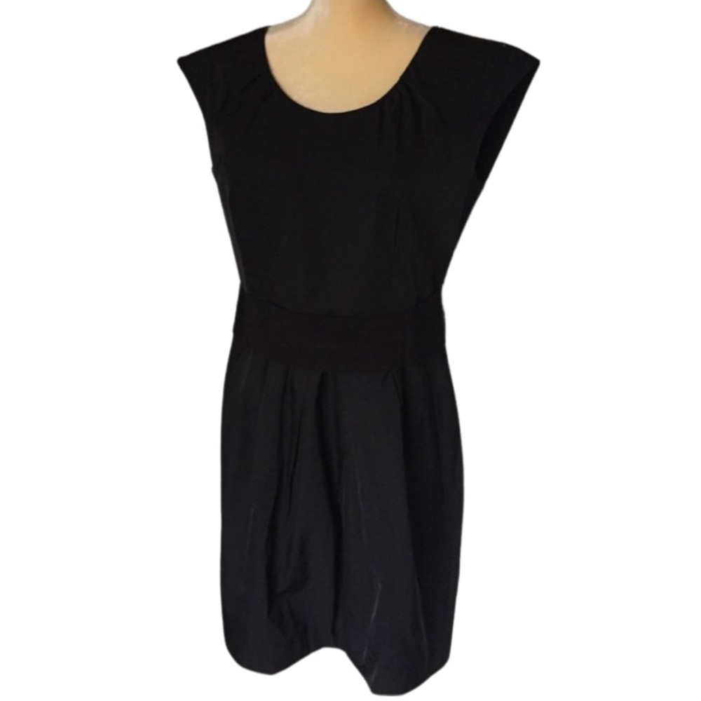 Lida Baday Dress Black Sleeveless Lined SZ 14